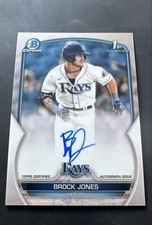 2023 Bowman Chrome Prospect Autograph Brock Jones #CPA-BJ