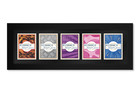 Black 5 Trading Card Frame (1x5) for TCG, Pokemon, MTG, Sports Display Holder