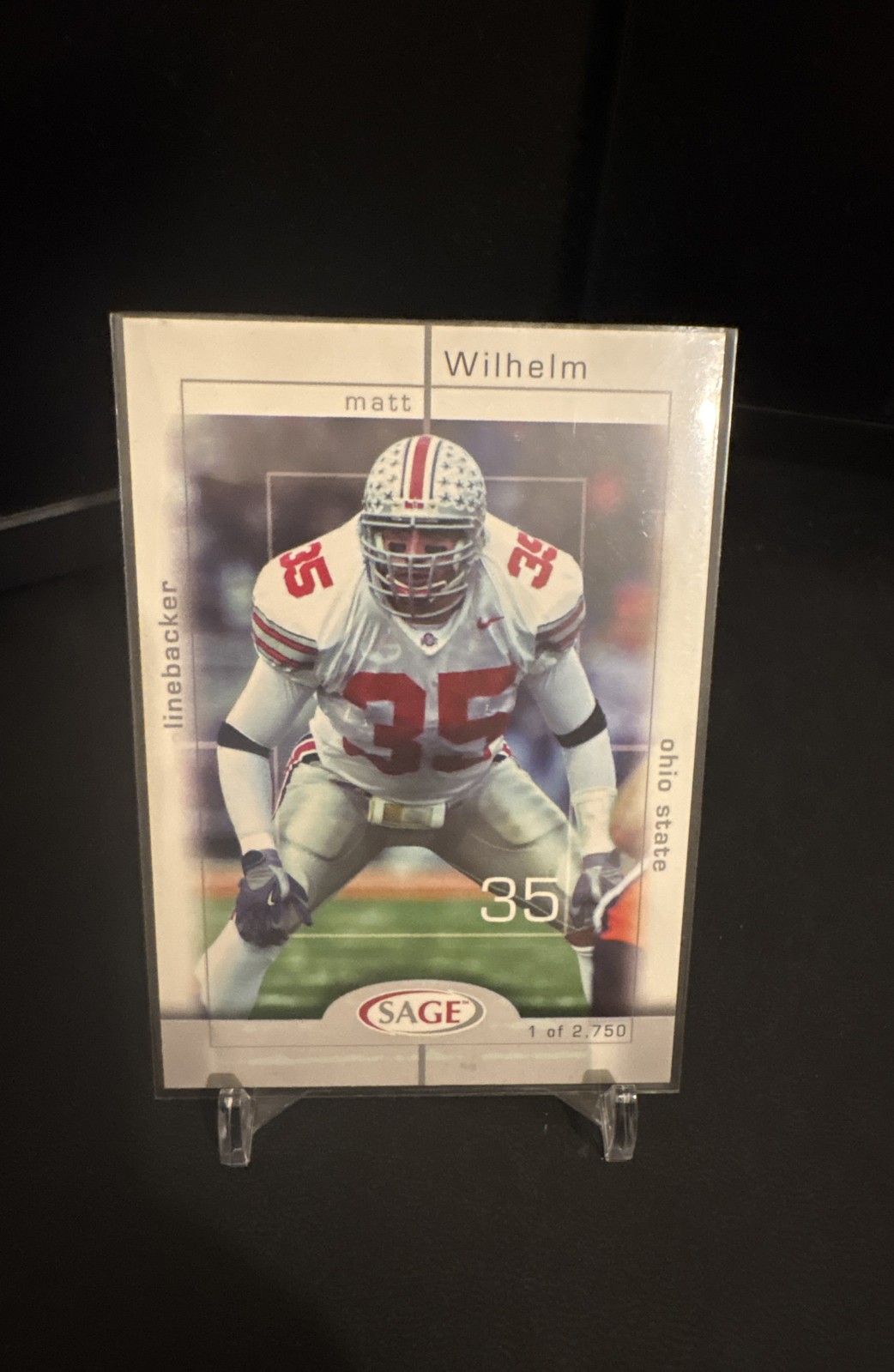 2003 SAGE - Matt Wilhelm #43 /2750 (RC)