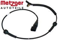 Metzger 0900299 Sensor FüR Raddrehzahl ABS Sensor Raddrehzahl FüR Ford