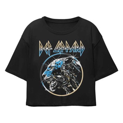 Def Leppard T-Shirt Damen Mech Leopard schwarz XXL