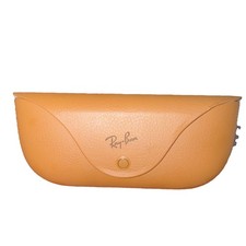 Ray-Ban Tan Leather Hard Case for Sunglasses  Glasses, Snap, Portable
