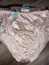 Vanity Fair Radiant Womens Brief Underwear Panties 3-Pair Nylon G 5XL/12