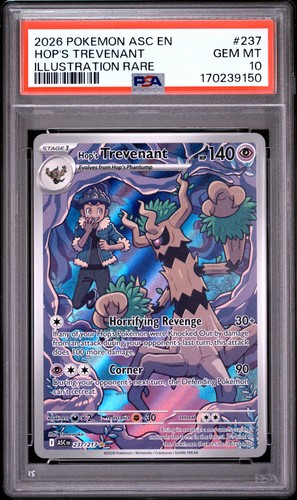 Hop's Trevenant graded PSA 10 for sale on eBay