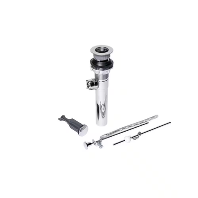 #ad 1 1 4 In. Chrome Plated Plastic Sink Drain Pop Up Drain Assembly $16.51