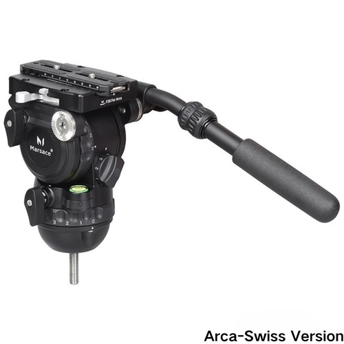 Marsace V7 Fluid Head 9-Stop Dynamic Balance 1-7kg Rebound Force mit QR Platte - Bild 2 von 6