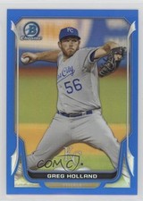 2014 Bowman Chrome Blue Refractor 17/250 Greg Holland #185 g2u