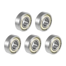 5pcs 698ZZ Deep Groove Ball Bearings Z2 8x19x6mm Double Shielded Carbon Steel