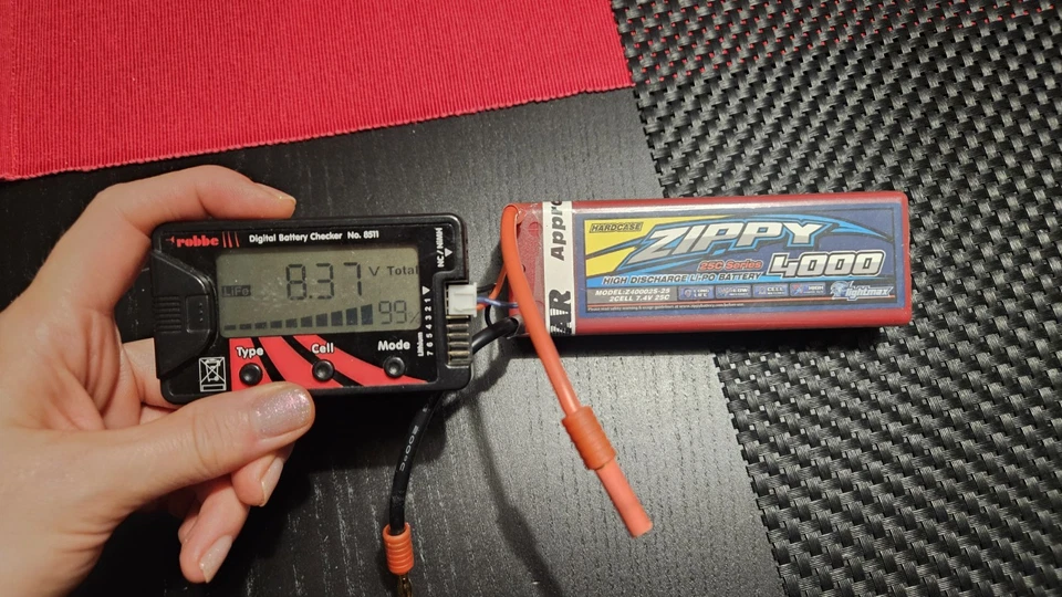 Zippy 4000mAh 2S1P 25C Hard Case Lipo Daten in den Bildern - Bild 2 von 4