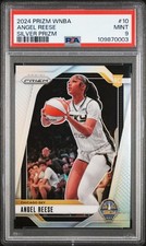 2024 PANINI PRIZM WNBA SILVER PRIZM #10 ANGEL REESE ROOKIE RC PSA 9