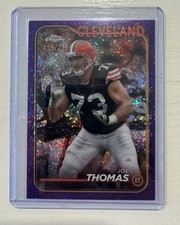 2024 Topps Chrome - Joe Thomas #32 Purple Speckle Refractor /275