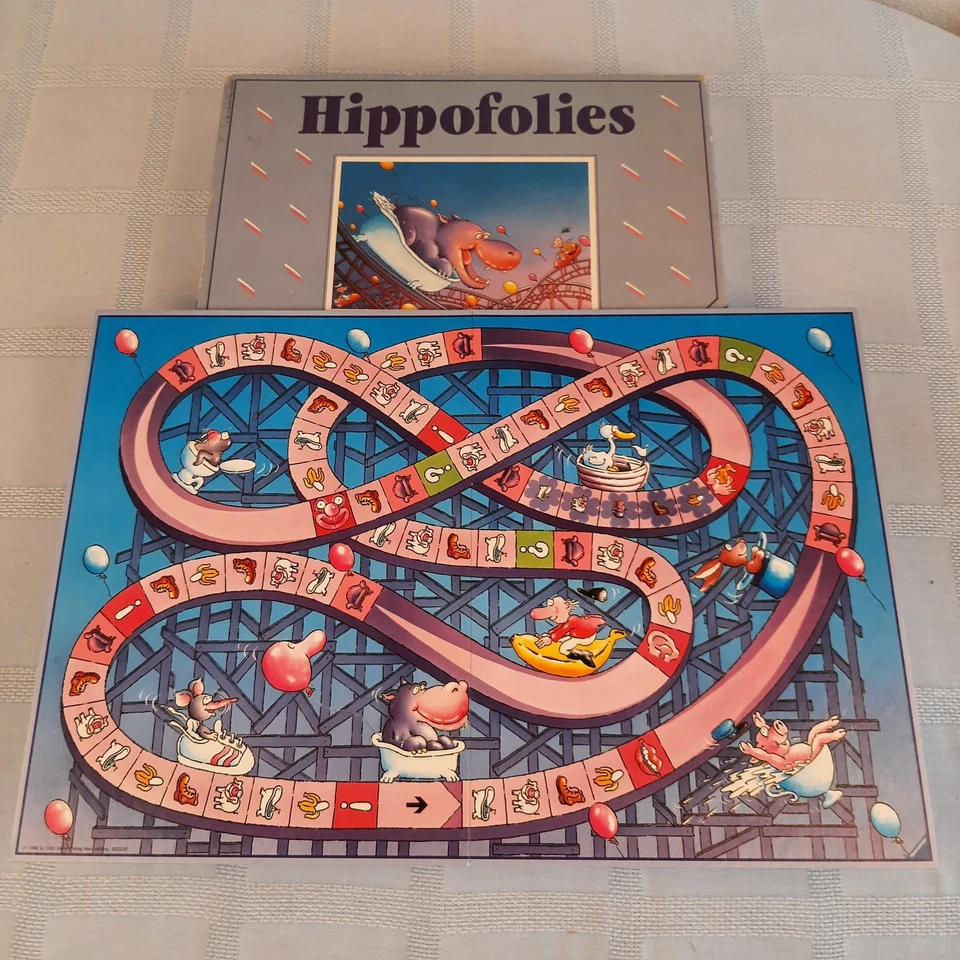 Jeu de Société Vintage HIPPOFOLIES Complet - Photo 3/4
