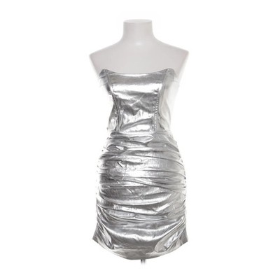 Superdown, Cocktailkleid, Größe: XS, Silber, Polyester/Polyurethan #zr7