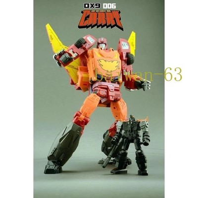 IN STOCK DX9 D06 Carry Hot Rod Rodimus Prime Deformation Action Figure Toys
