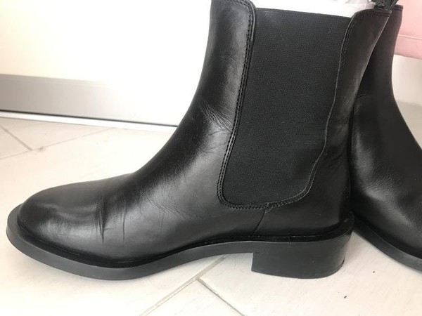 Women Gino Rossi Boots Black Leather 38 #8NML