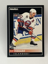 1992 Pinnacle Ray Ferraro #154 New York Islanders Hockey Card