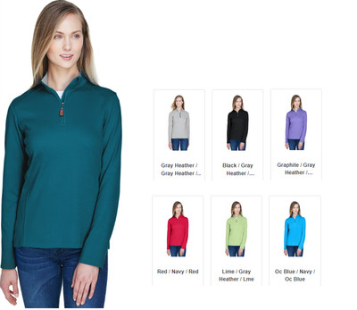 DG479W Devon & Jones Ladies DRYTEC20 Performance Quarter-Zip