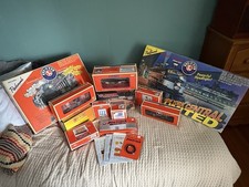 Lionel Train collection: 2 Sets, Several Misc Pieces, Decor, and Wiring