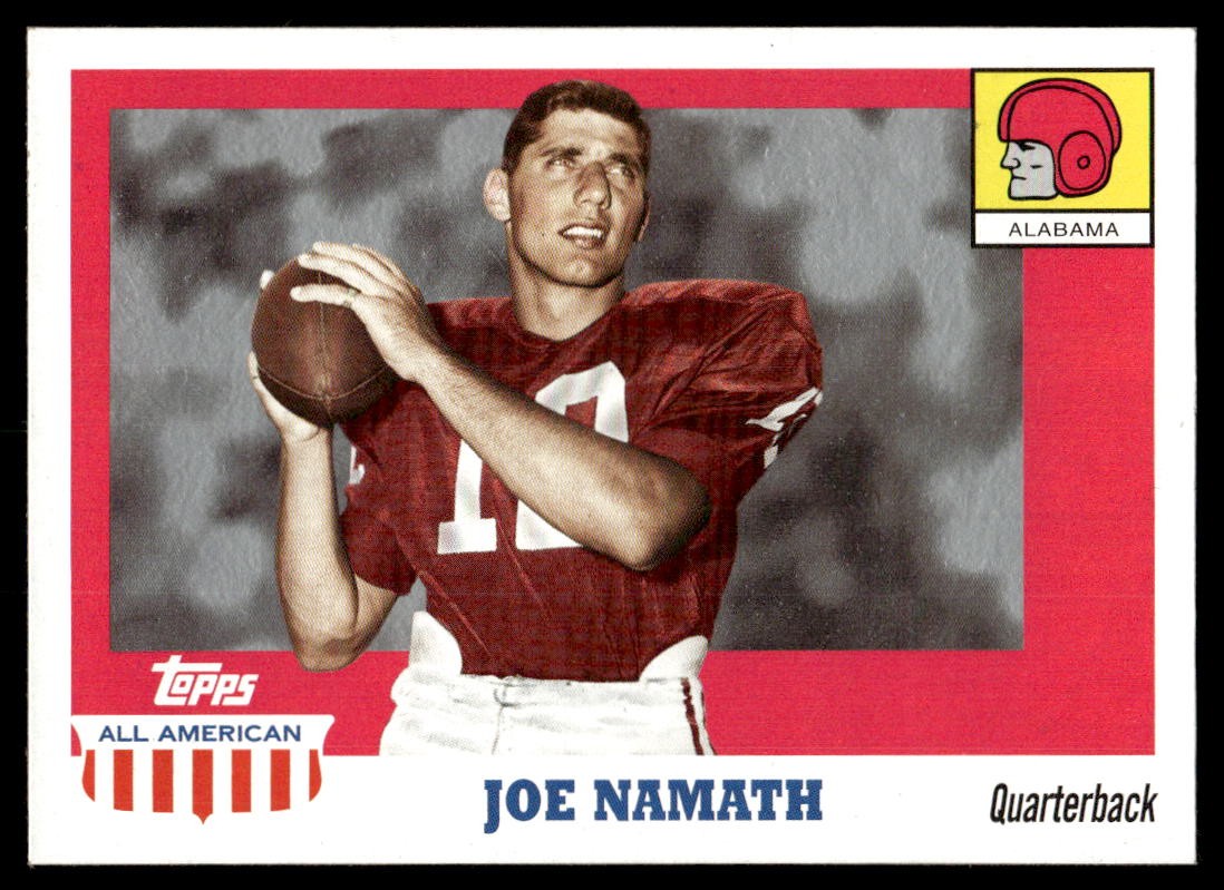 2005 Topps All American #15 Joe Namath Alabama Crimson Tide