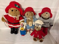 SANTA Vintage Christmas Paddington 16" Bear Santa Claus 1981 Eden Chef Runner