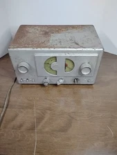 1946 Hallicrafters Model S-38 4 Band Shortwave Ham Radio Receiver Powers On!