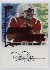 2022 SAGE High Series Next Level Signatures Red Drew Plitt #NLS-DP2 Auto 1i3r
