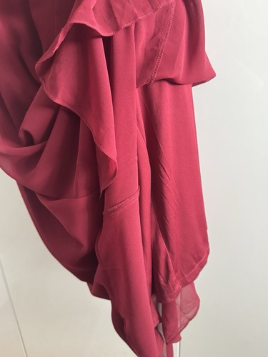 Ever Pretty BNWT burgundy halterneck evening dress UK 14 - Picture 11 of 21