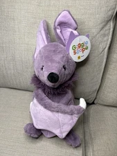 Interactive Bat  Purple Stuffed Animal Gigglescape 14.5” Halloween Cute Poseable