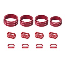 8PCS Upgraded Button Knob Cover for Wrangler JL JLU Gladiator JT 2018-2026 Vo...
