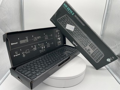 Logitech MX Keys S   Kabellose Premium Tastatur Full-Size - Italienisch