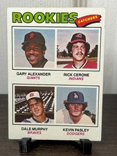 1977 Topps Baseball Dale Murphy Rookie card #476 Excellent EX. rookie card picture