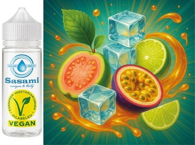 Guava Chill Wave - Guave Maracuja Limette Ice Aroma Konzentrat - Vegan - Sasami 