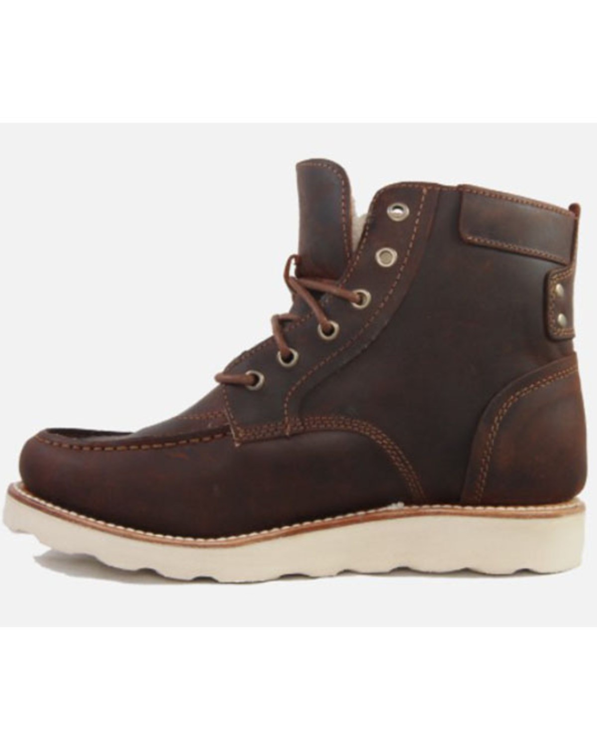 Superlamb Men's Dzo Work Boot - Composite Toe Brown 12 B