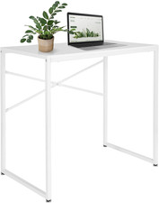830071 Scrivania Bianca Easy up H I 78X46 Cm Scrivania per Computer Con Struttur