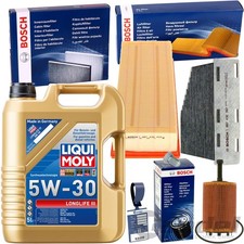 BOSCH FILTERSET+LIQUI 5W30 ÖL für VW TOURAN 1T GOLF 5 6 PASSAT B6 1.9+2.0 TDI