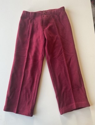 Vintage Windsor Knitwear Burgunderrot Strickhose (Alter 4 Jahre)