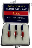 Carbide Blade Set 6-Pack Roland Type 45 60 Degree Replacement Vinyl Cutter Plot