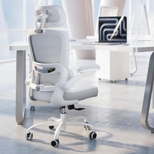 Ergonomic Office Chair - Desk Chair with Adjustable Headrest Lumbar
