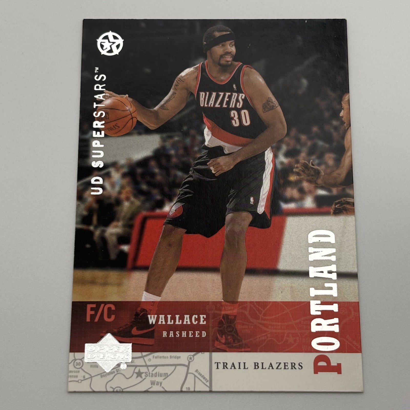 2002-03 Upper Deck UD Superstars - Rasheed Wallace #198 ✅ Portland Trailblazers