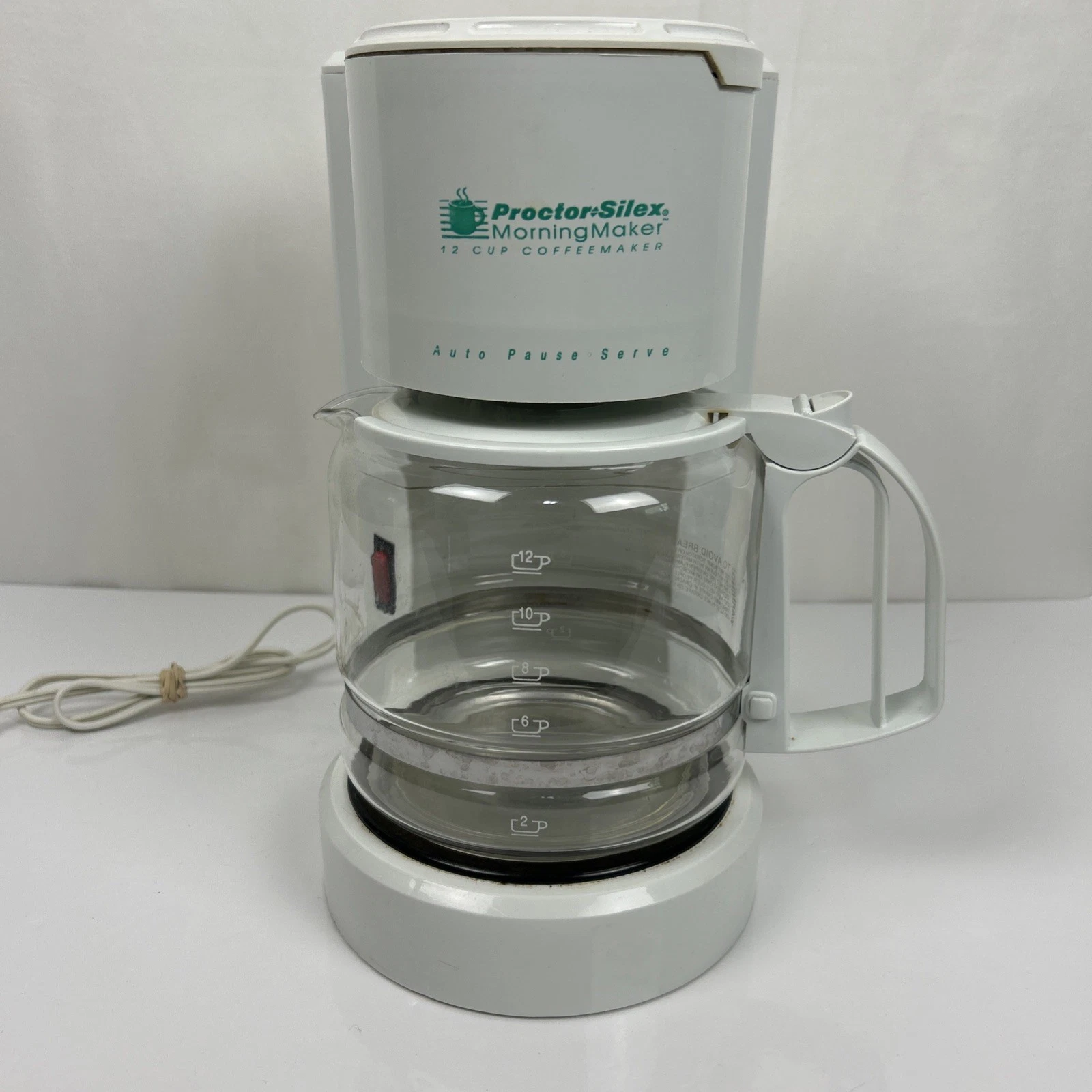 Vintage Proctor Silex Coffee Maker 12 Cup Auto Pause Serve Tested Working