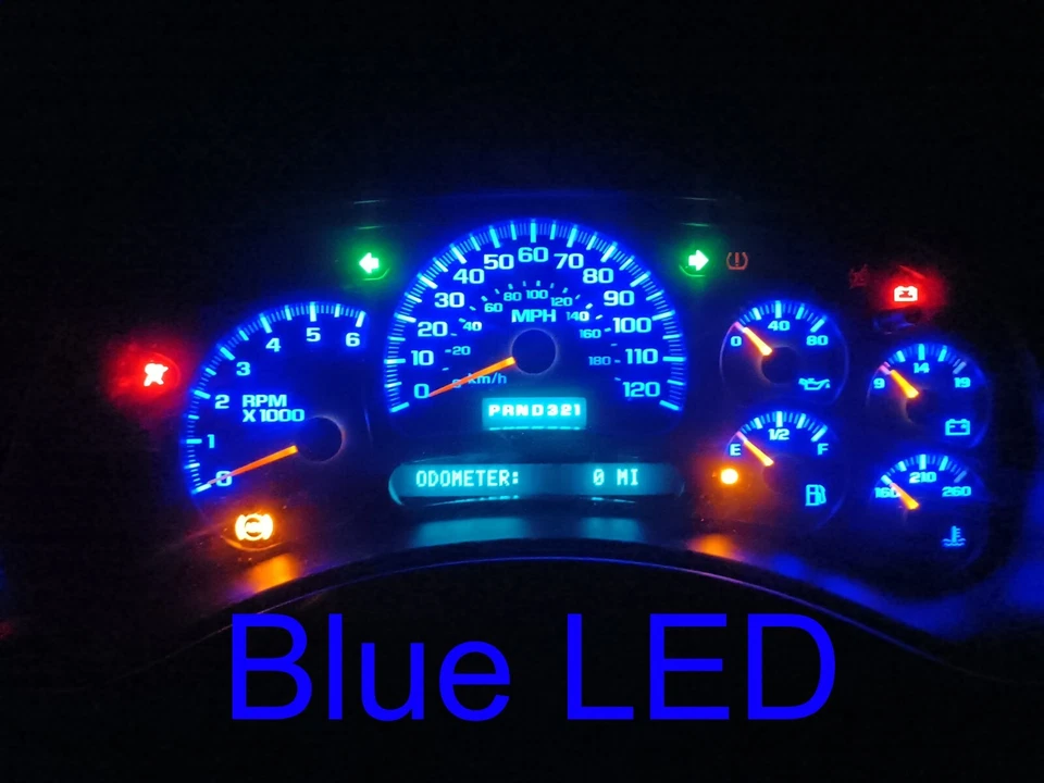 Medidores de cuadro de instrumentos 15182146 velocímetro Speedo OEM sin actualización LED DIC Foto 3 de 4