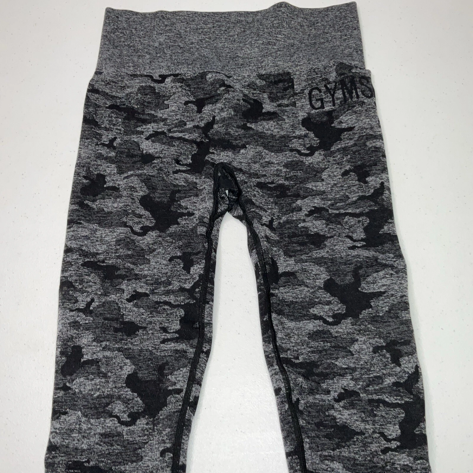 gymshark adapt camo seamless ribbed high waist leggings