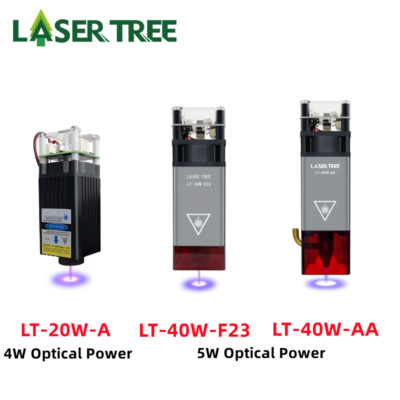 4/5W Laser Module Kit 450nm Fixed Focus TTL for Laser Cutting Engraving Tools