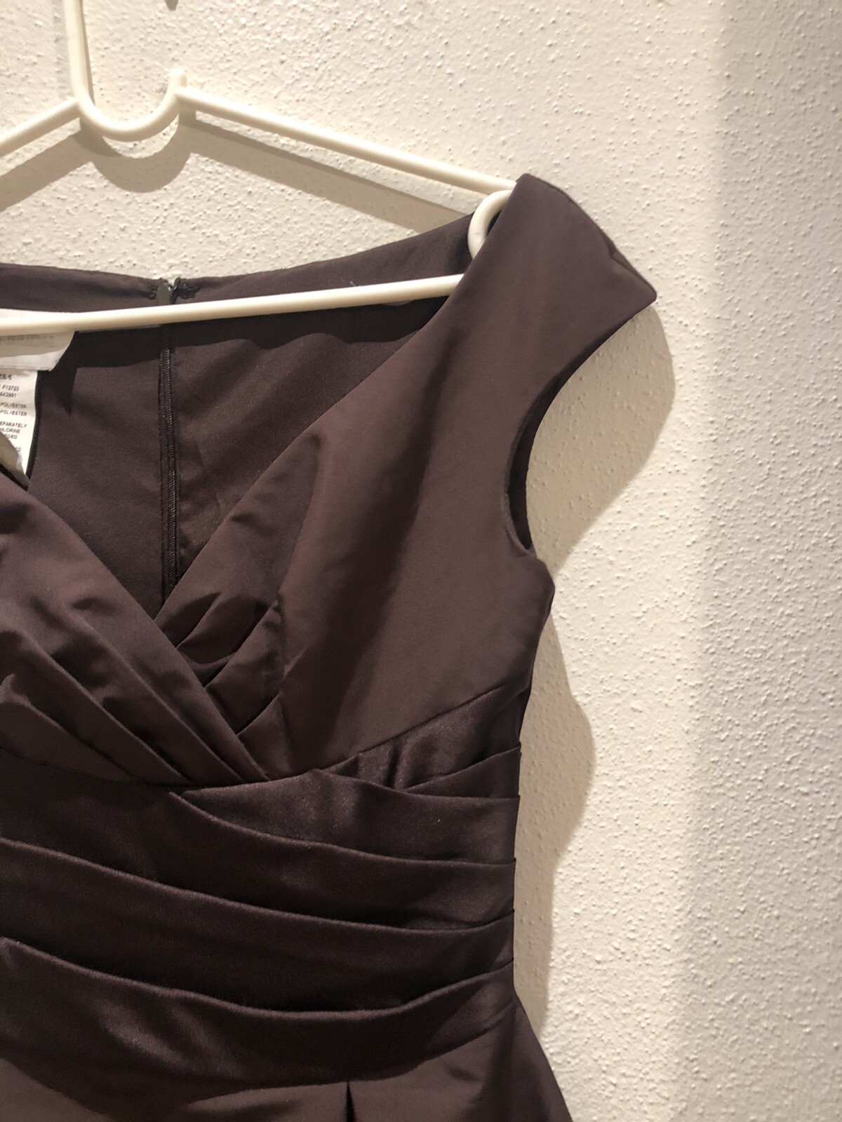 Davids Bridal dress 6 brown sleevelss beautifull elegant Gala Evening Krajowa edycja limitowana