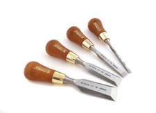 Narex Butt Chisels - 4 Piece Set with Box, 6mm, 12mm, 20mm, 26mm