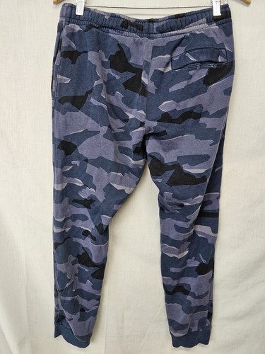Nike Men's Blue Camo Joggers AJ2111-410 Pants Size M - Picture 2 of 3
