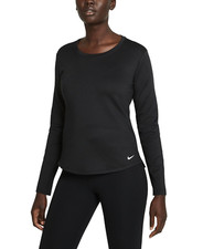 Nike 289720 Women's One Therma-fit Top Black Size XS