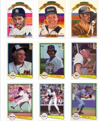 1982 DONRUSS BASEBALL Cards 230-449 Buy 2 Save   PICK CHOOSE FLATERATE SHIP