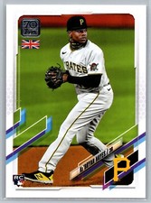 Ke'Bryan Hayes 2021 Topps 644a #181 UK Edition Pittsburgh Pirates Rookie Card. rookie card picture