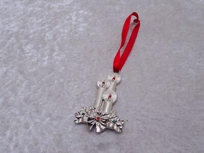 SfLkVW - Regent Square Design Metall Christbaumschmuck Ornament Kerzen - Vintage